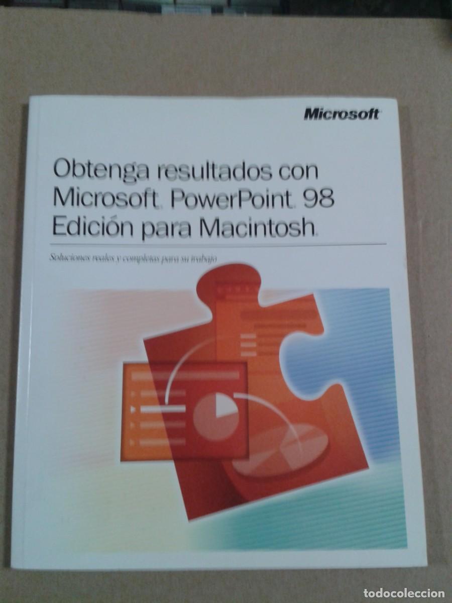 Libros de segunda mano: OBTENGA RESULTADOS CON MICROSOFT POWERPOINT 98 EDICION PARA MACINTOSH - Foto 1