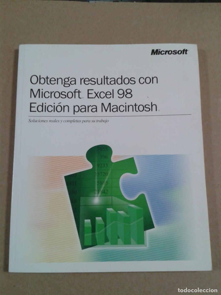 Libros de segunda mano: OBTENGA RESULTADOS CON MICROSOFT EXCEL 98 EDICION PARA MACINTOSH - Foto 1
