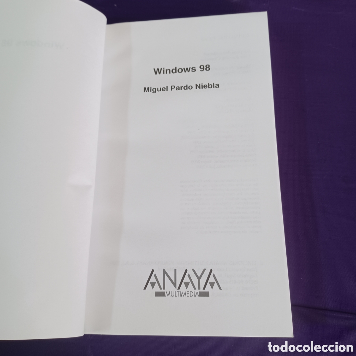 Libros de segunda mano: WINDOWS 98 GUIA PRACTICA PARA USUARIOS - ANAYA MULTIMEDIA - Foto 2