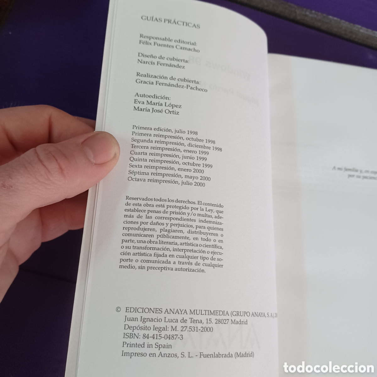 Libros de segunda mano: WINDOWS 98 GUIA PRACTICA PARA USUARIOS - ANAYA MULTIMEDIA - Foto 3