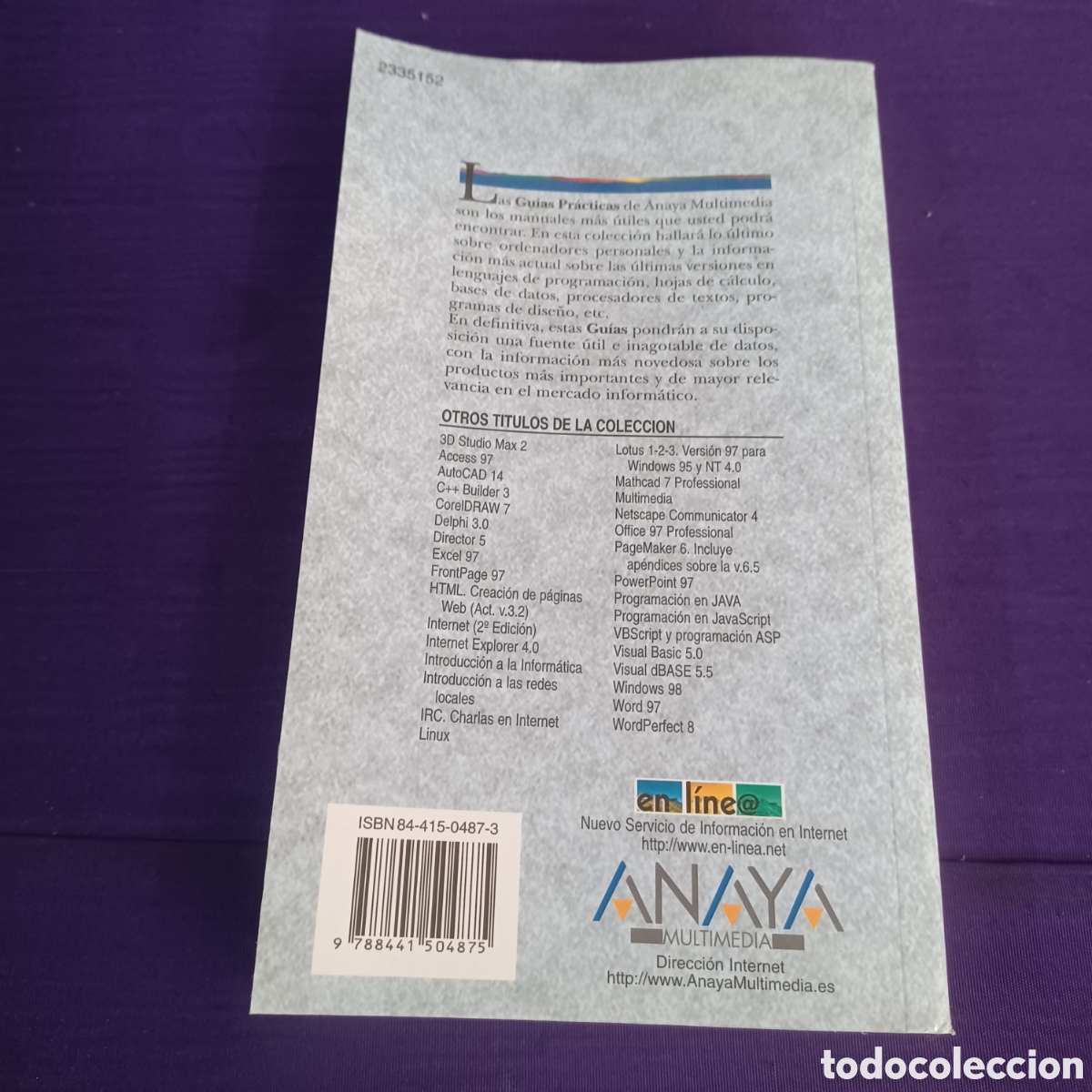 Libros de segunda mano: WINDOWS 98 GUIA PRACTICA PARA USUARIOS - ANAYA MULTIMEDIA - Foto 9