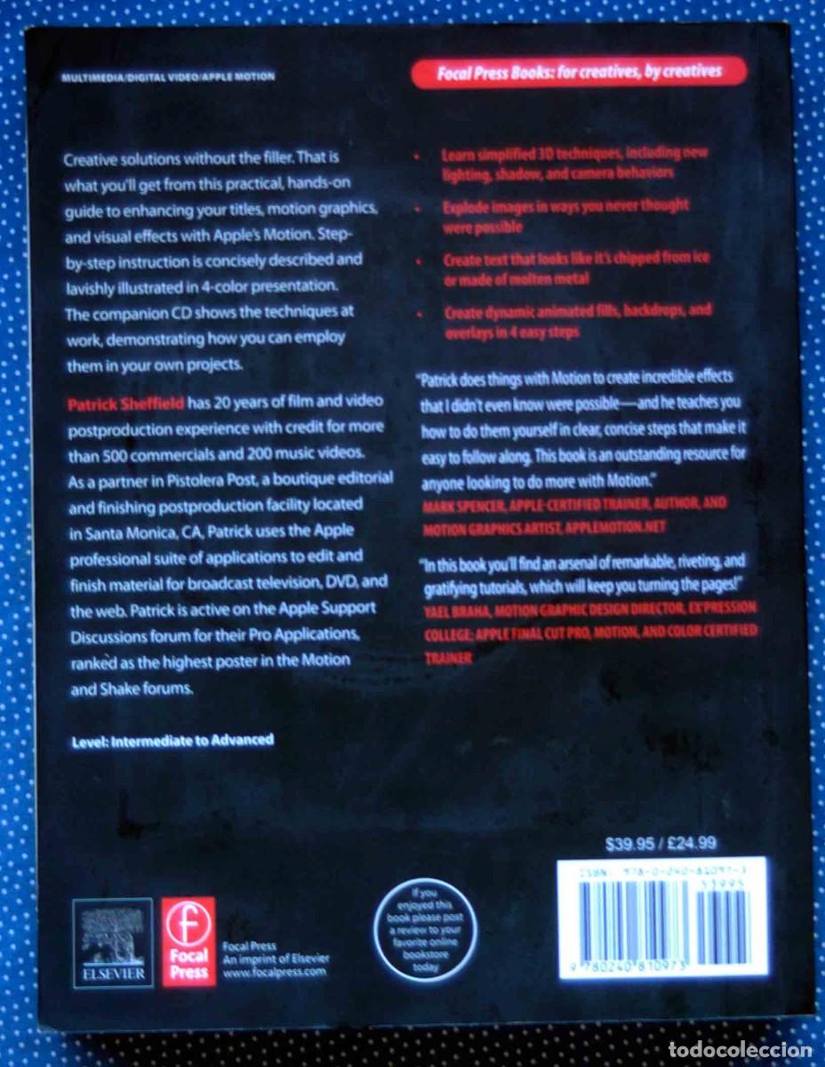 Libros de segunda mano: How to Cheat in Motion - Patrick Sheffield - Provisto de CD-Rom - Foto 2