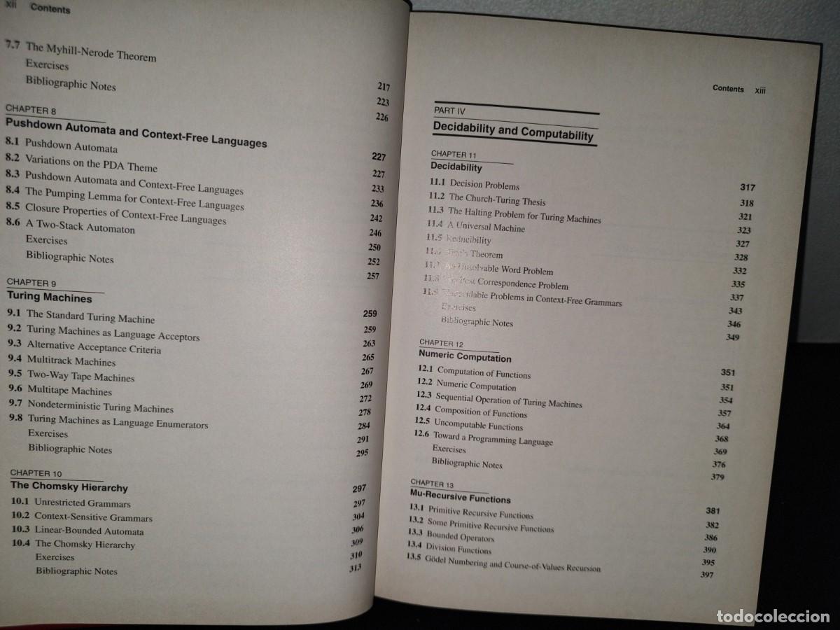 Libros de segunda mano: 68- LANGUAGES AND MACHINES. SECOND EDITION - THOMAS A. SUDKAMP - 1998 - Foto 8