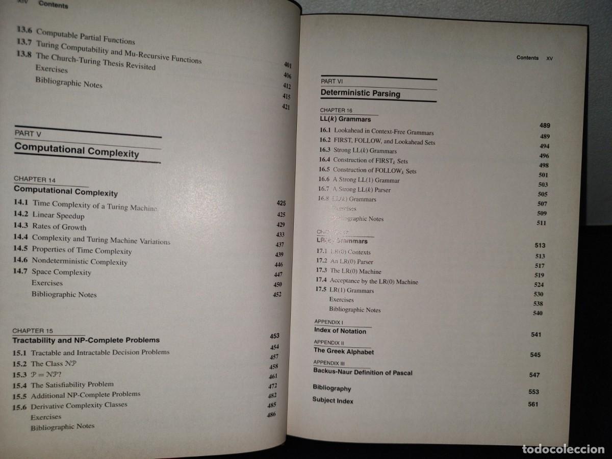 Libros de segunda mano: 68- LANGUAGES AND MACHINES. SECOND EDITION - THOMAS A. SUDKAMP - 1998 - Foto 9