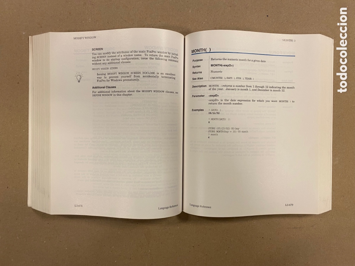 Libros de segunda mano: MICROSOFT FOXPRO, REALTIONAL DATABASE MANAGEMENT SYSTEM FOR MS-DOS AND WINDOWS (1993) - Foto 8