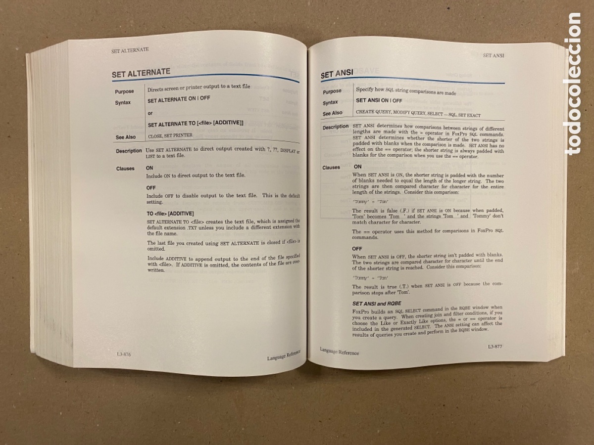 Libros de segunda mano: MICROSOFT FOXPRO, REALTIONAL DATABASE MANAGEMENT SYSTEM FOR MS-DOS AND WINDOWS (1993) - Foto 9