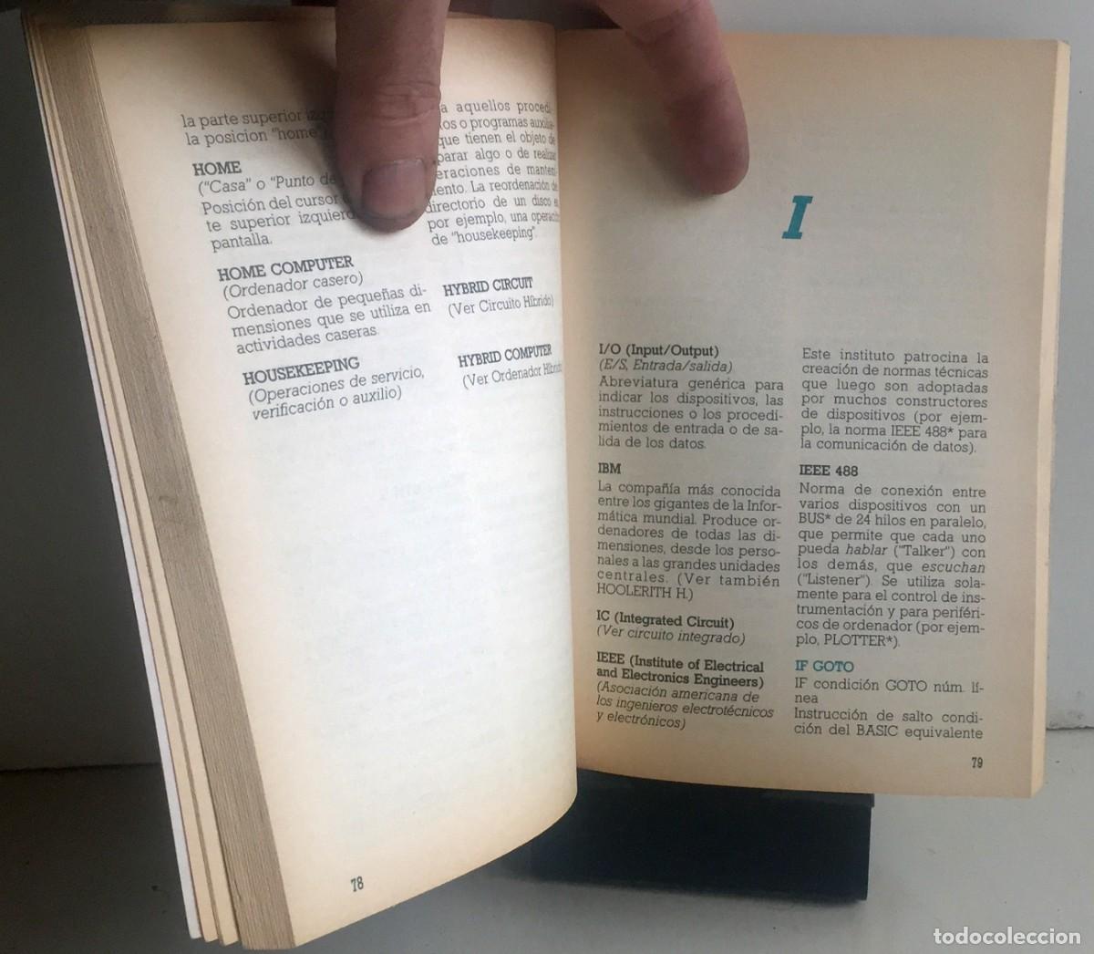 Libros de segunda mano: BIBLIOTECA B&Aacute;SICA DE INFORM&Aacute;TICA. N&ordm; 2. Diccionario de t&eacute;rminos inform&aacute;ticos - Foto 4