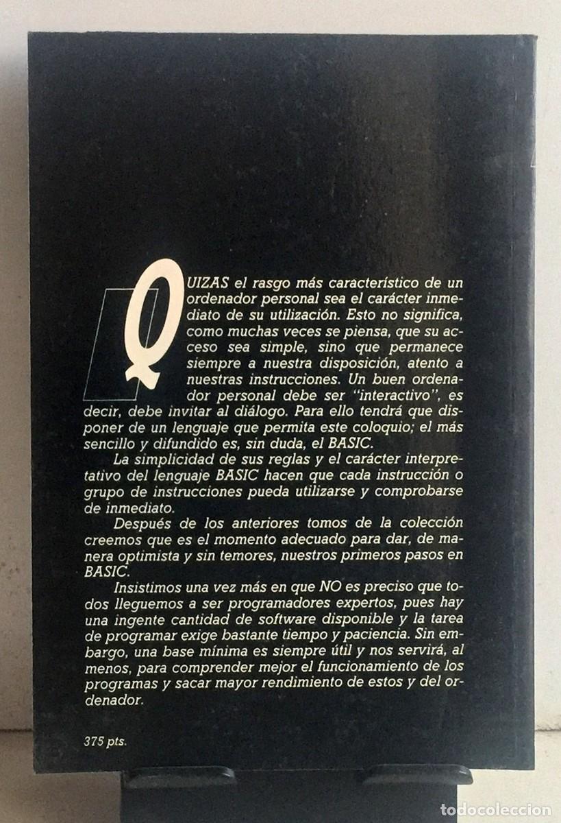 Libros de segunda mano: BIBLIOTECA B&Aacute;SICA DE INFORM&Aacute;TICA. N&ordm; 5. &iexcl;Y lleg&oacute; el BASIC! (I) - Foto 2
