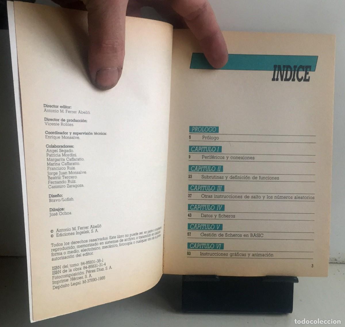 Libros de segunda mano: BIBLIOTECA B&Aacute;SICA DE INFORM&Aacute;TICA. N&ordm; 7. &iexcl;Y lleg&oacute; el BASIC! (II) - Foto 3