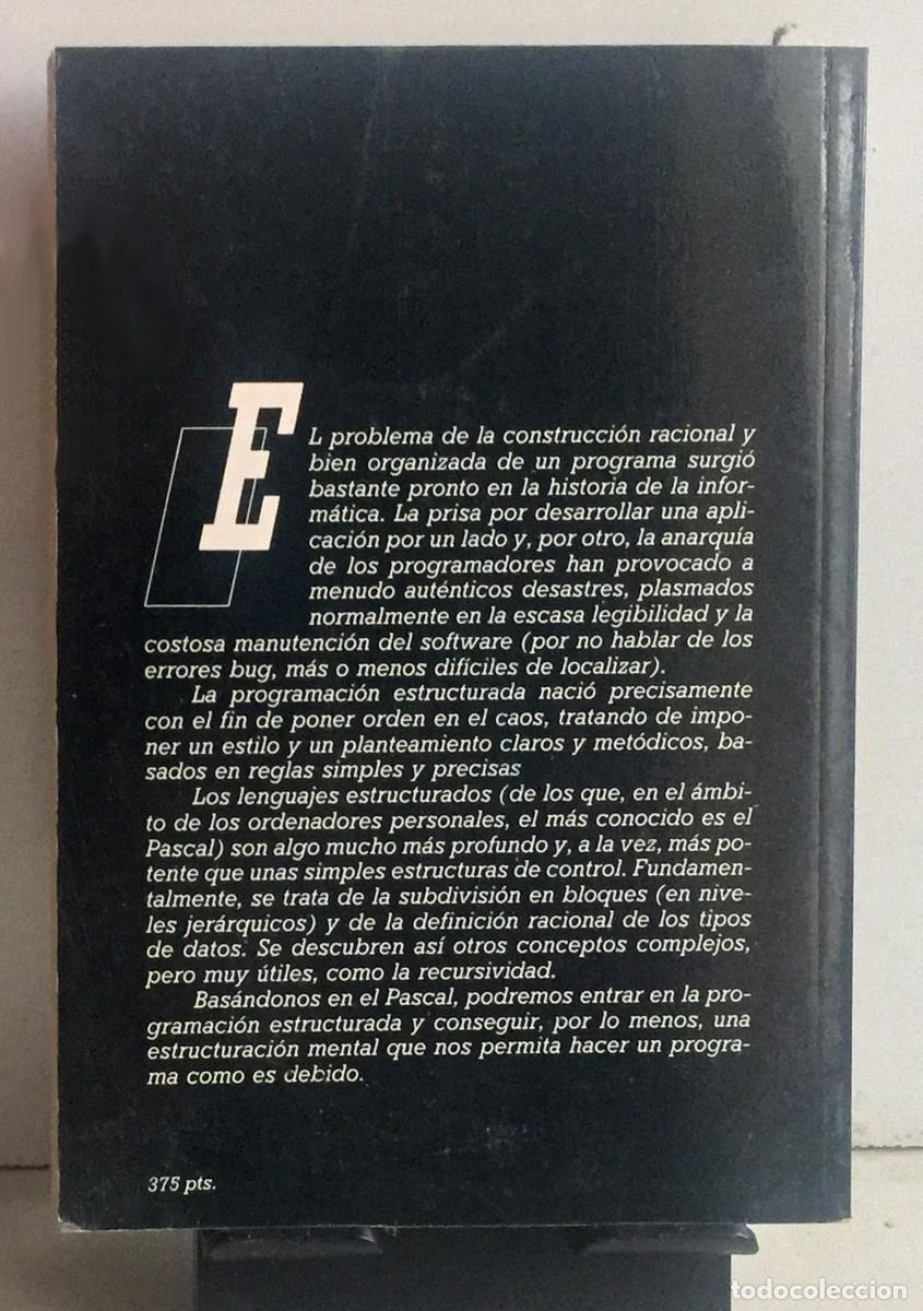 Libros de segunda mano: BIBLIOTECA B&Aacute;SICA DE INFORM&Aacute;TICA. N&ordm; 8. Introducci&oacute;n al PASCAL - Foto 2
