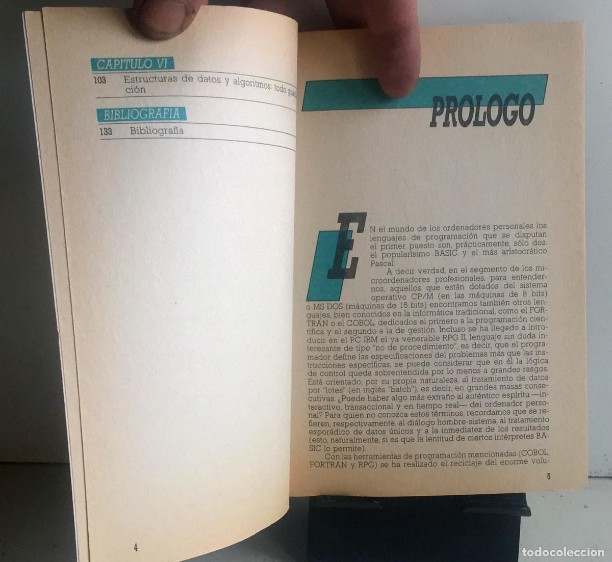 Libros de segunda mano: BIBLIOTECA B&Aacute;SICA DE INFORM&Aacute;TICA. N&ordm; 8. Introducci&oacute;n al PASCAL - Foto 4