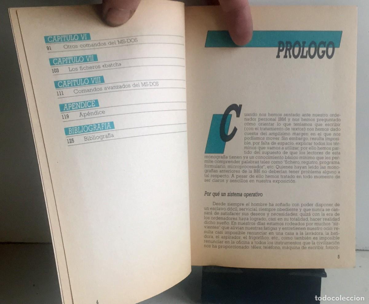 Libros de segunda mano: BIBLIOTECA B&Aacute;SICA DE INFORM&Aacute;TICA. N&ordm; 12. MS/DOS - Foto 4