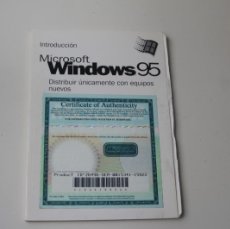 Libros de segunda mano: MICROSOFT WINDOWS 95. Lote 398776319