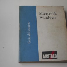 Libros de segunda mano: MICROSOFT GW BASIC - MICROSOFT WINDOWS AMSTRAD. Lote 398794709