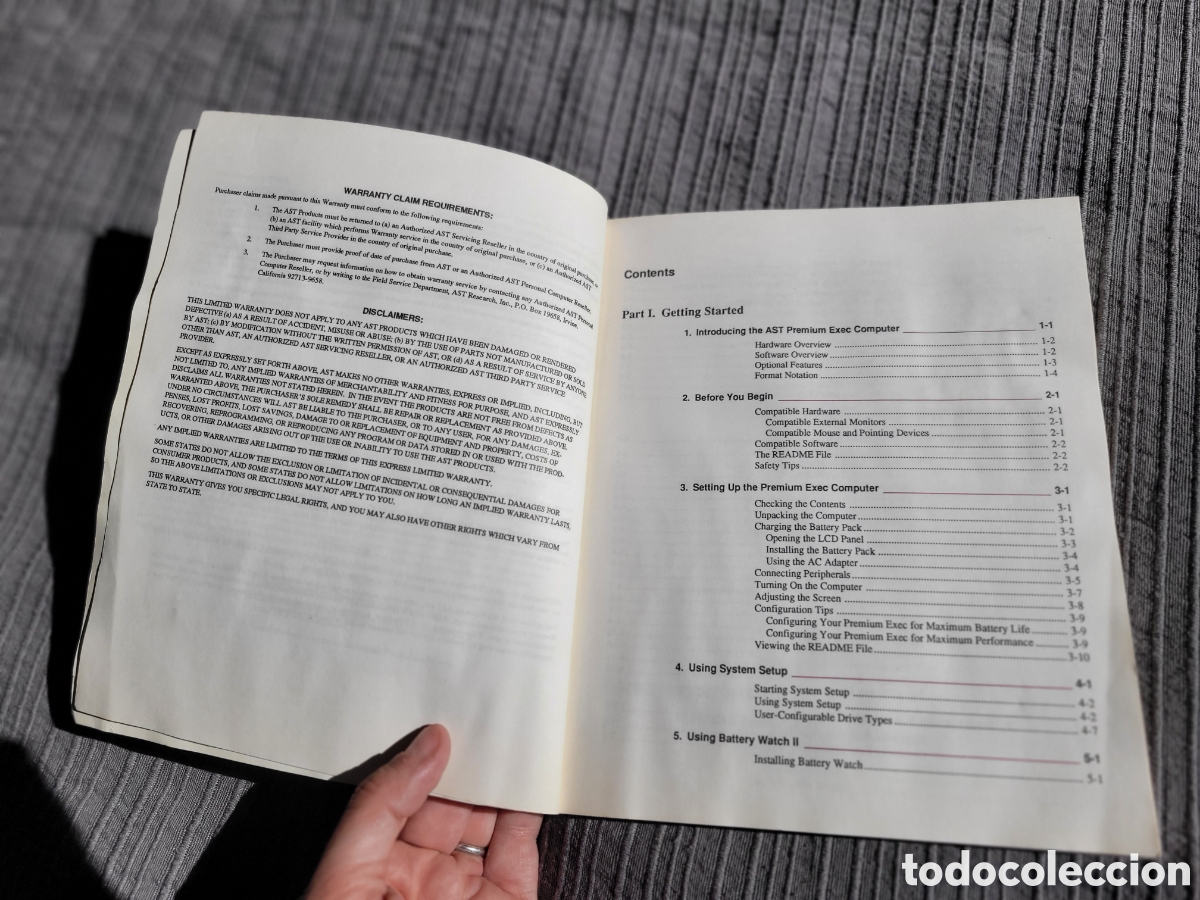 Libros de segunda mano: AST Premium Exec Users Manual - Manual de usuario. - Foto 4