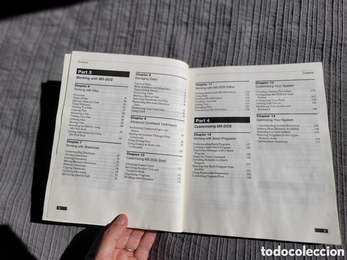 Libros de segunda mano: MS-DOS Versi&oacute;n 5.0 Users Guide. (Condensed Edition) AST Computers - Foto 2