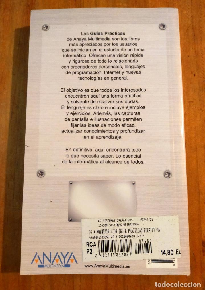 Libros de segunda mano: OS X MOUNTAIN LION - Foto 2