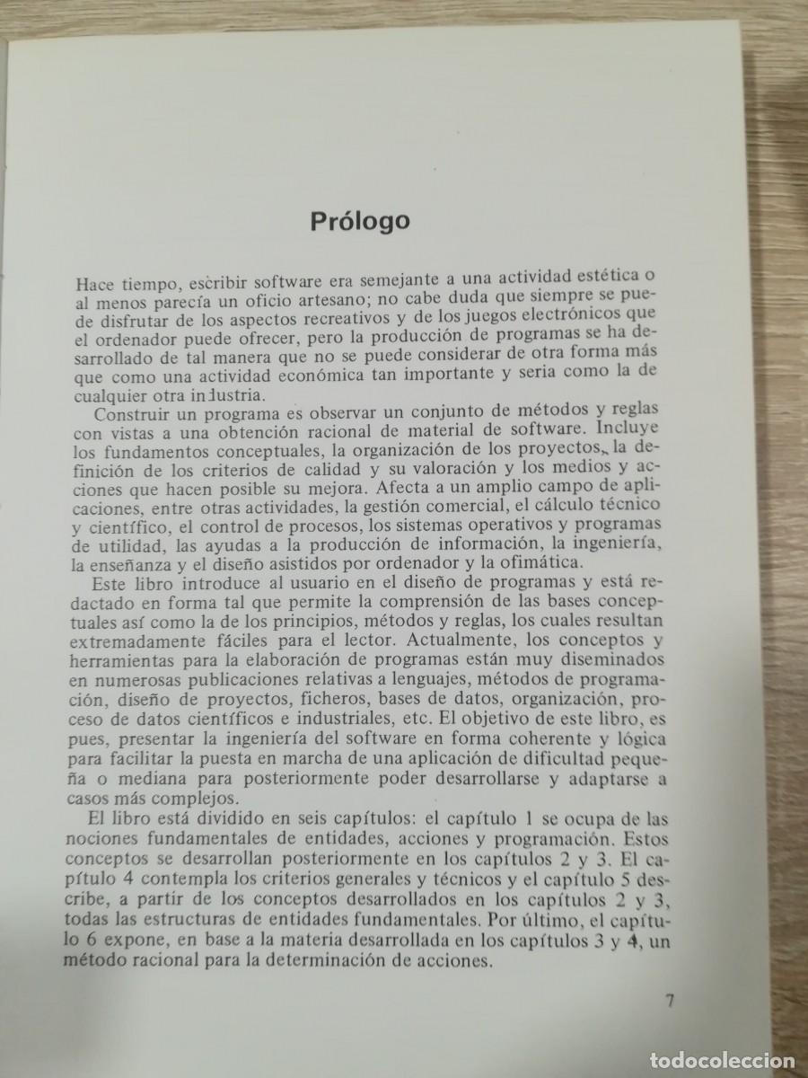 Libros de segunda mano: LIBRO INGENIER&Iacute;A DEL SOFTWARE, M. THORIN, PARANINFO S.A. 1&ordf; EDICI&Oacute;N A&Ntilde;O 1987. - Foto 8