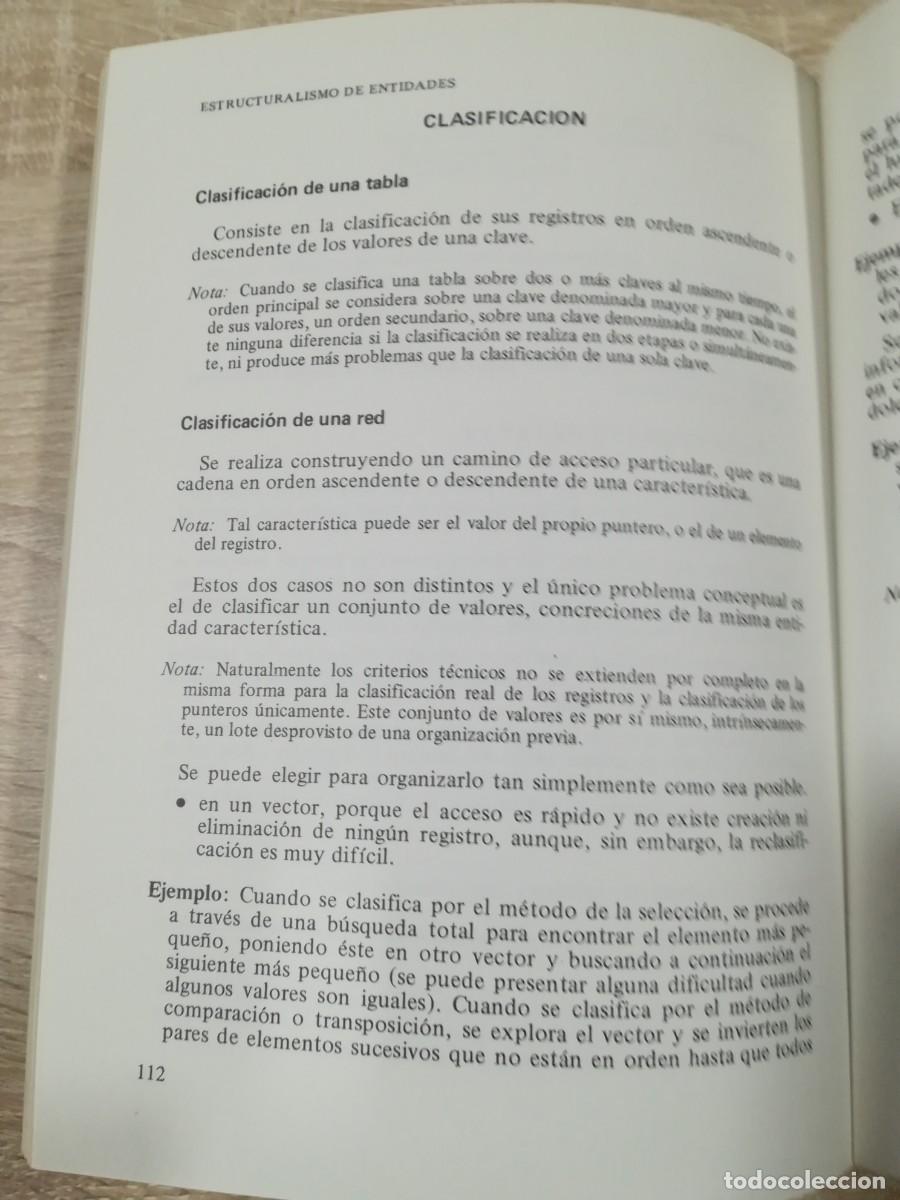 Libros de segunda mano: LIBRO INGENIER&Iacute;A DEL SOFTWARE, M. THORIN, PARANINFO S.A. 1&ordf; EDICI&Oacute;N A&Ntilde;O 1987. - Foto 12