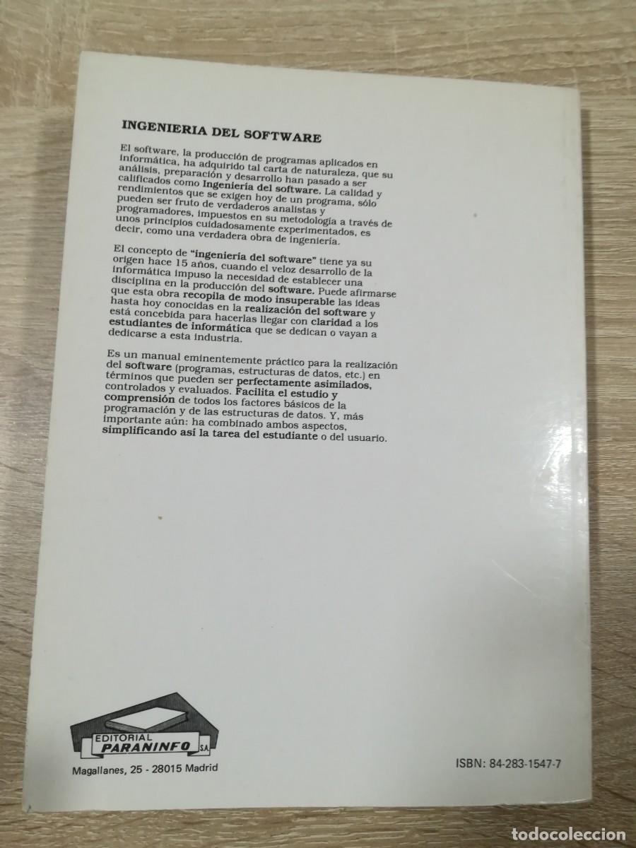 Libros de segunda mano: LIBRO INGENIER&Iacute;A DEL SOFTWARE, M. THORIN, PARANINFO S.A. 1&ordf; EDICI&Oacute;N A&Ntilde;O 1987. - Foto 14
