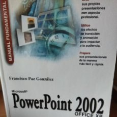 Libros de segunda mano: POWERPOINT 2002. Lote 401315429