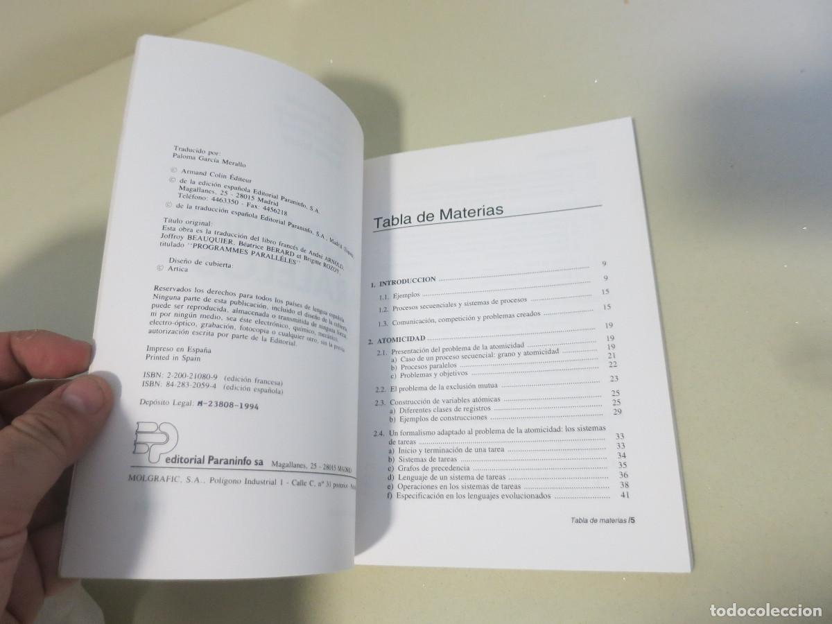 Libros de segunda mano: Programas paralelos. Modelos y validaci&oacute;n - ARNOLD, Andr&eacute; y OTROS - Foto 3