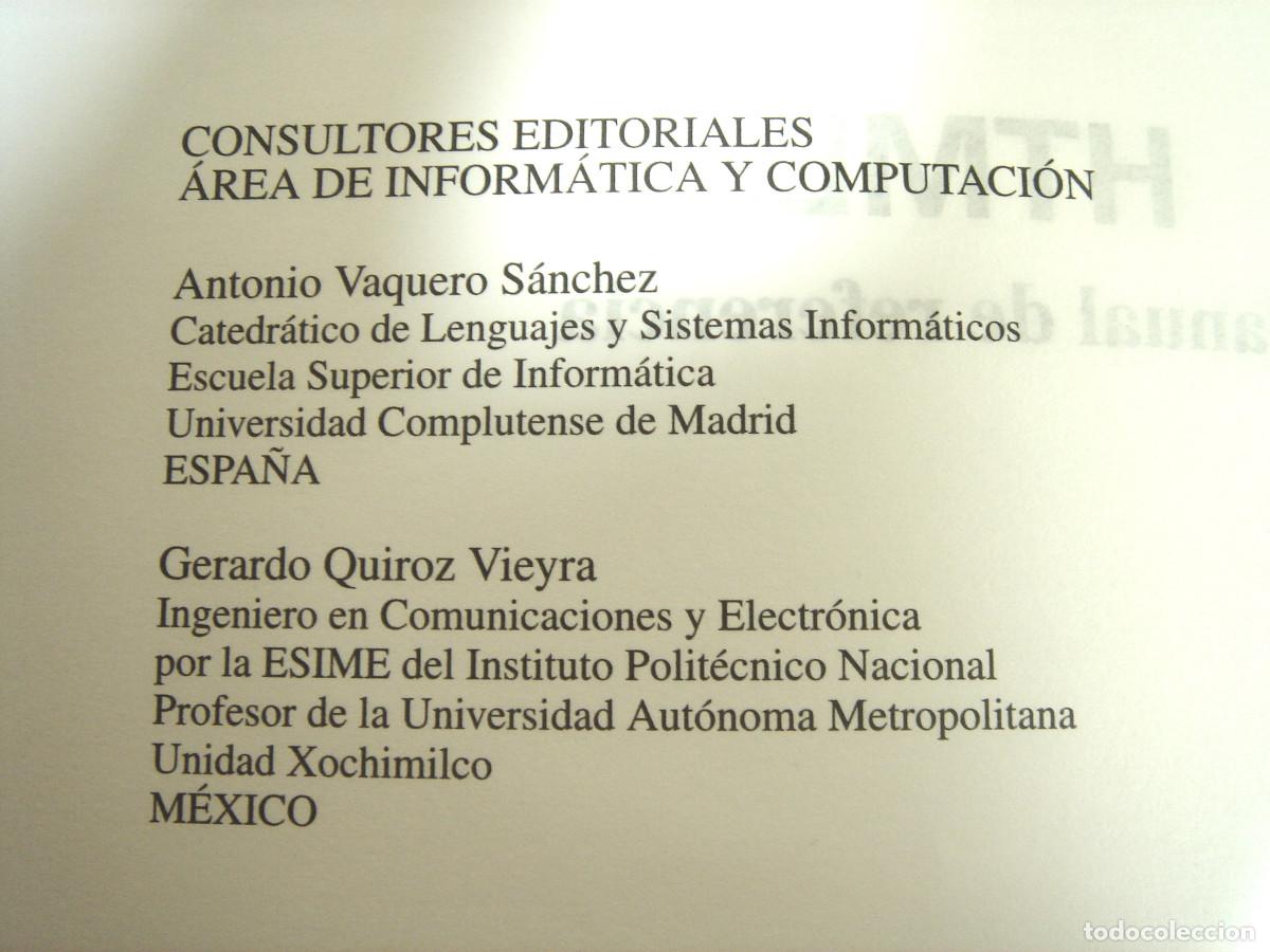 Libros de segunda mano: HTML MANUAL DE REFERENCIA TEORICO-PRSTICA-THOMAS A.POWELL-LIBRO INFORMATICA PROGRAMACION - Foto 7