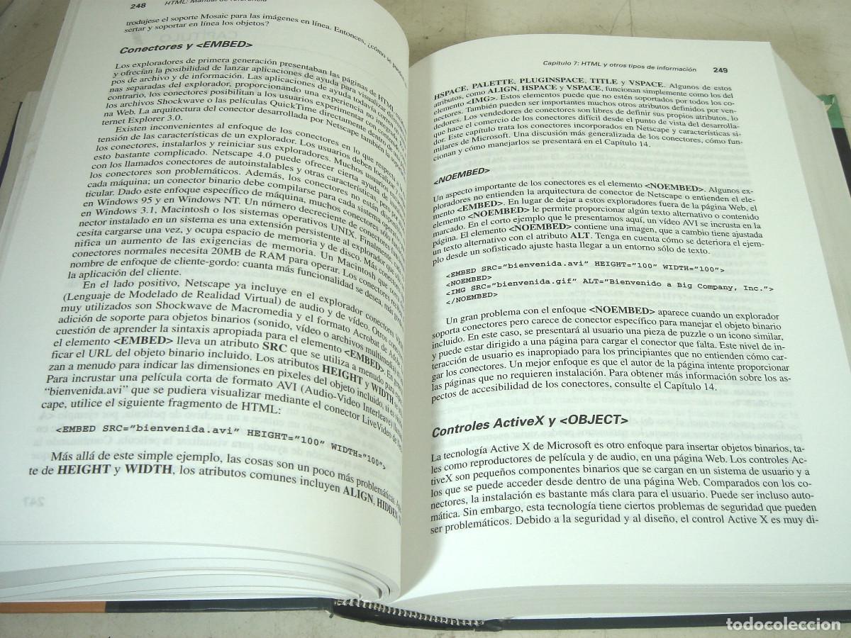Libros de segunda mano: HTML MANUAL DE REFERENCIA TEORICO-PRSTICA-THOMAS A.POWELL-LIBRO INFORMATICA PROGRAMACION - Foto 8