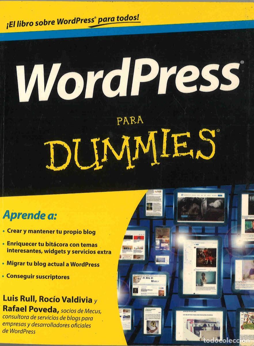 Libros de segunda mano: WordPress para Dummies. 2012 - Foto 1