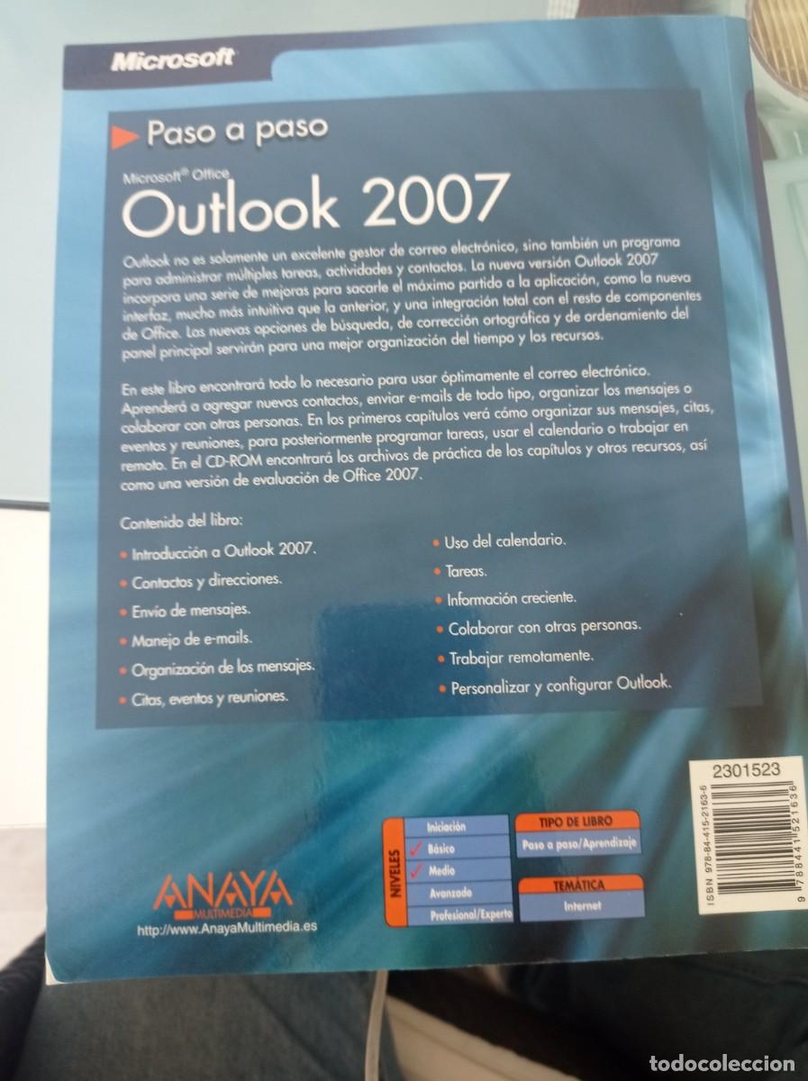 Libros de segunda mano: Outlook 2007 de Microsoft Press con CD - Foto 2
