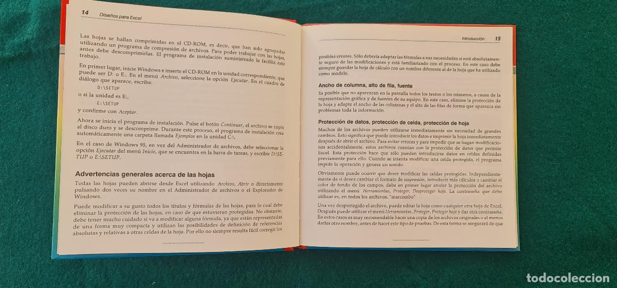 Libros de segunda mano: LIBRO DISE&Ntilde;OS RAPIDOS PARA EXCEL 5-95 Y 97 (1996) SERIE ESTRELLA - DATA BECKER - ED. MARCOMBO - Foto 5