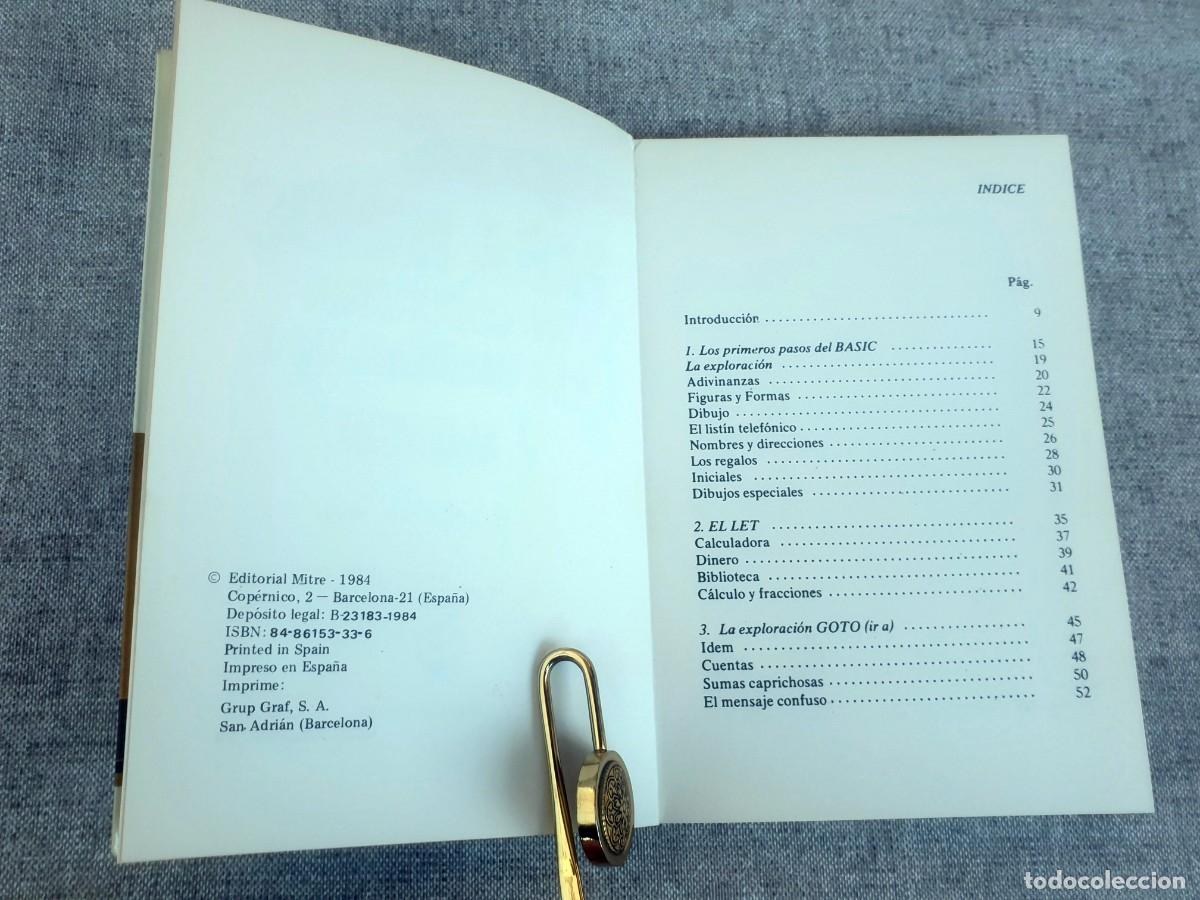 Libros de segunda mano: CURSO ELEMENTAL BASIC PARA NI&Ntilde;OS INTRODUCCION A LA INFORMATICA - J ALDRICH - ED MITRE 1984 - Foto 4