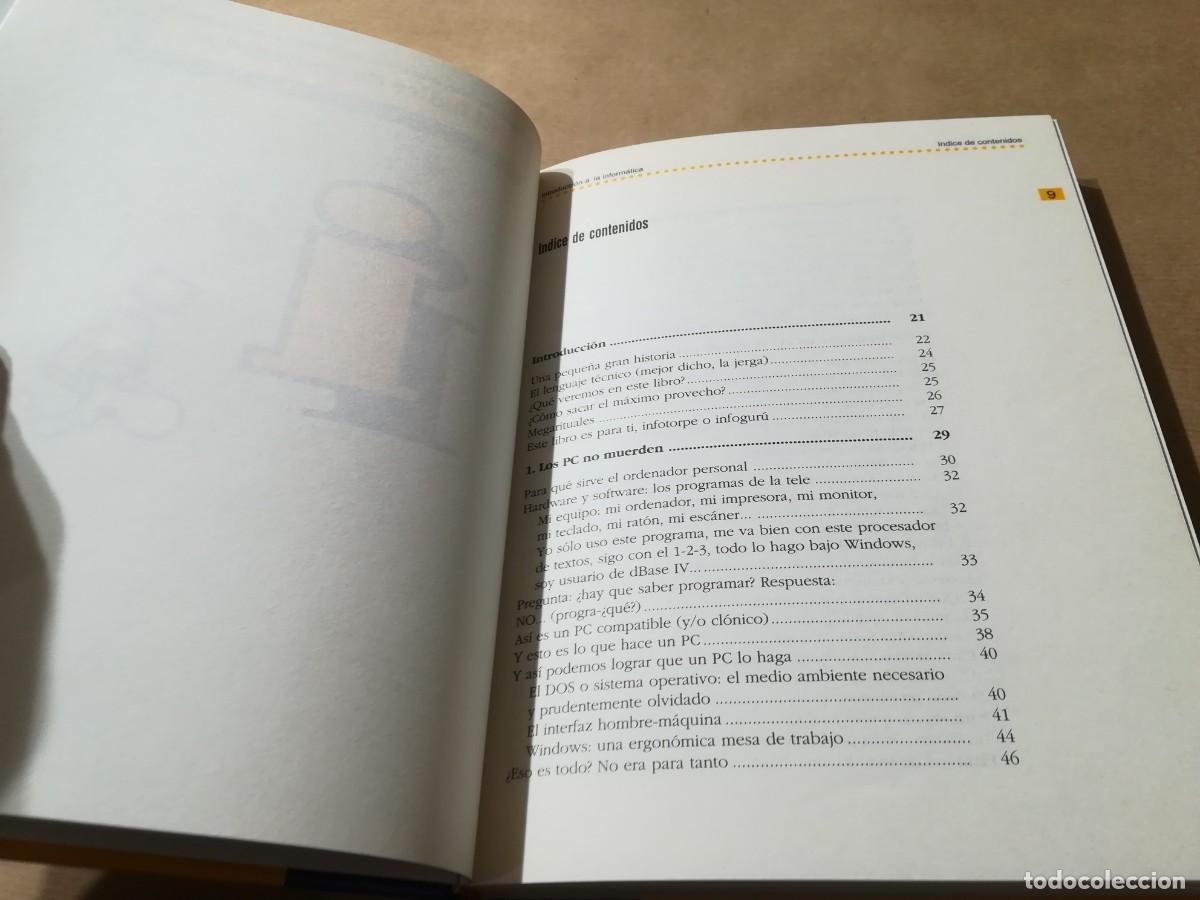 Libros de segunda mano: INTRODUCCION A LA INFORMATICA PARA TORPES / AQ507 / ANAYA CIRCULO DE LECTORES - Foto 10