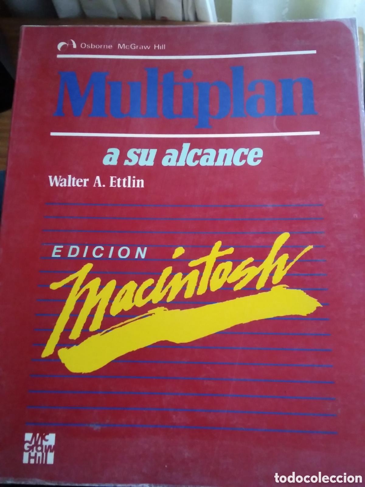 Libros de segunda mano: Multiplan a su alcance edici&oacute;n machintosh edita MC graw Hill - Foto 1