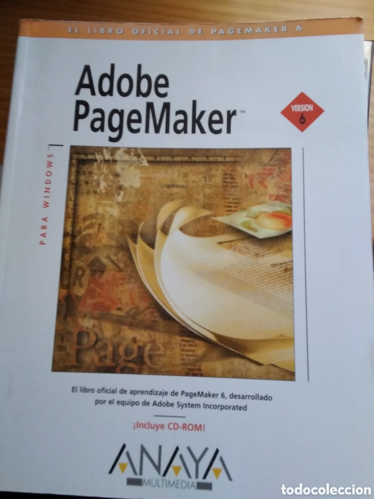 Libros de segunda mano: Adobe pagemaker versi&oacute;n 6 edita anaya incluye disquete - Foto 1