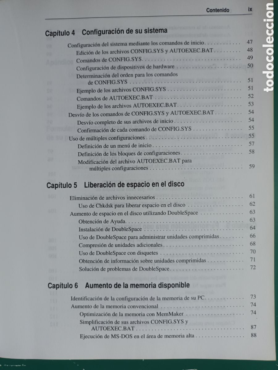 Libros de segunda mano: Manual de Usuario. Windows Ms-Dos 6.2 MICROSOFT 1993 - Foto 6