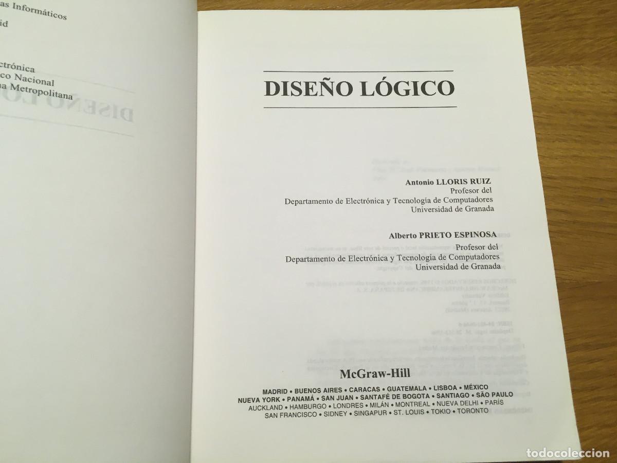 Libros de segunda mano: Dise&ntilde;o L&oacute;gico (Antonio Lloris y Alberto Prieto) - Foto 5