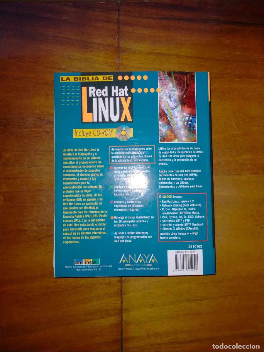 Libros de segunda mano: La biblia de Red Hat Linux. Anaya multimedia Leer descripci&oacute;n. - Foto 5