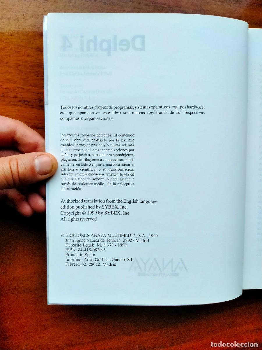 Libros de segunda mano: La biblia delphi 4. Anaya multimedia. - Foto 2