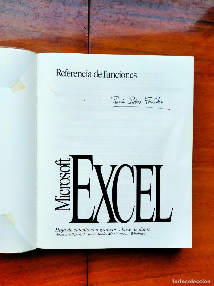 Libros de segunda mano: Microsoft Excel referencia de funciones. Leer descripcion - Foto 2