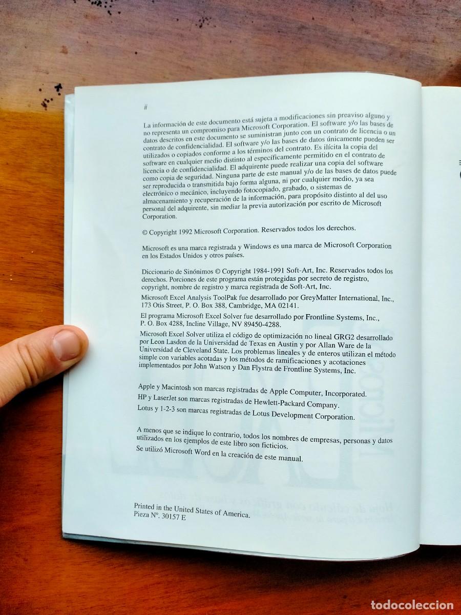 Libros de segunda mano: Microsoft Excel referencia de funciones. Leer descripcion - Foto 3
