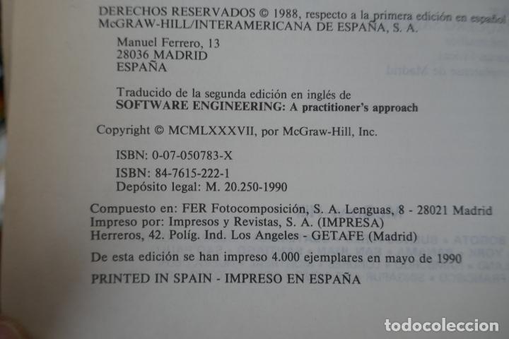 Libros de segunda mano: Ingenier&iacute;a del software. Un enfoque pr&aacute;ctico de Roger S. Pressman. - Foto 8