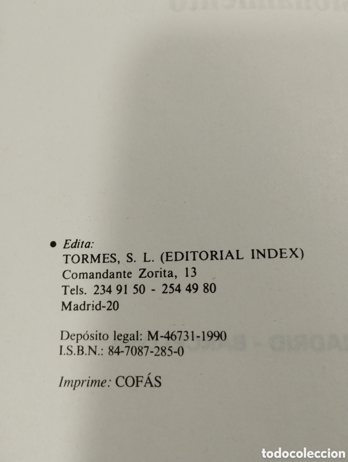 Libros de segunda mano: Log&iacute;stica e inform&aacute;tica de aprovisionamiento. Antolin Arredondo. Index. - Foto 4