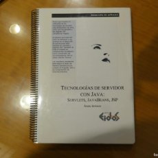 Libros de segunda mano: CURSO TECNOLOGIAS DE SERVIDOR CON JAVA - 414 PÁGINAS - ANGEL ESTEBAN - GRUPO EIDOS