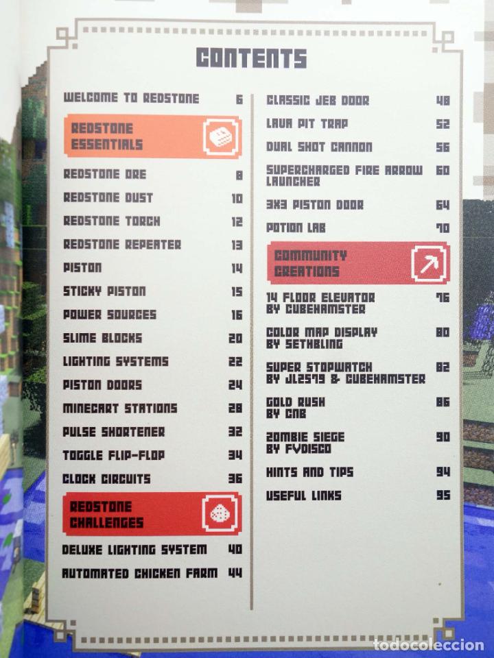 Libros de segunda mano: MINECRAFT. REDSTONE HANDBOOK. MOJANG.. Scholastic, 2015 - Foto 4