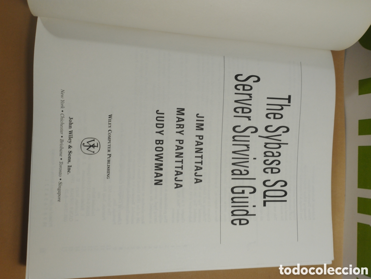 Libros de segunda mano: The Sybase SQL server. Survival Guide - Foto 3