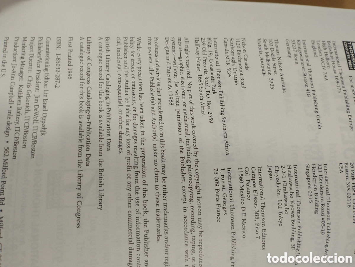 Libros de segunda mano: Sybase SQL server 11. An administrators guide. John Kirkwood - Foto 5