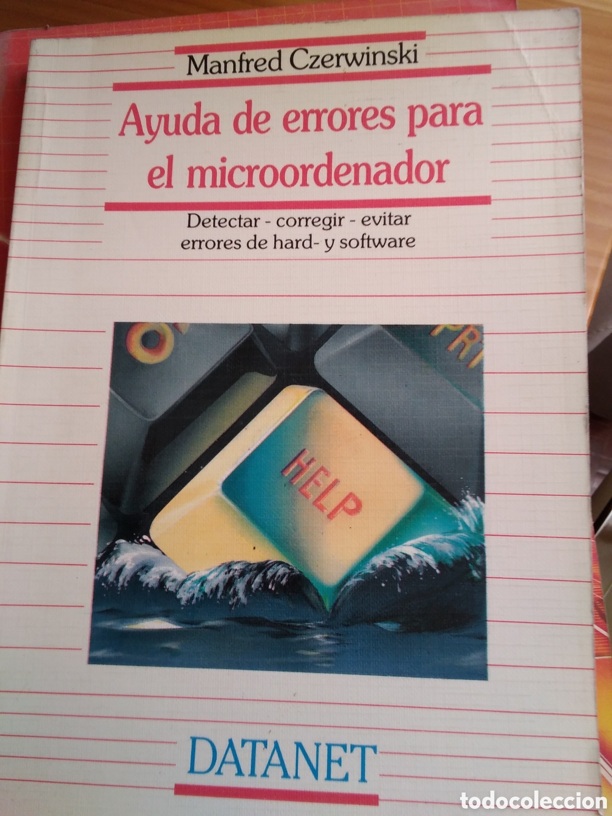 Libros de segunda mano: Ayuda de errores el microordenador edita datanet - Foto 1