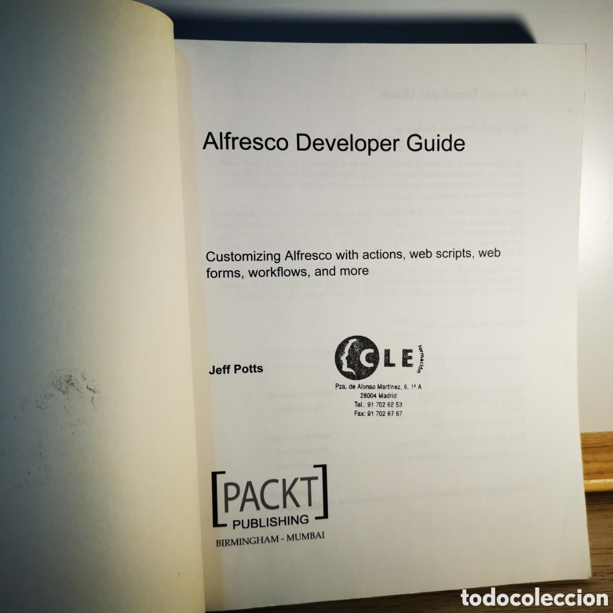 Libros de segunda mano: Alfresco Developer Guide. Potts. Packt, 2008. 533 pp. 1160 g - Foto 2