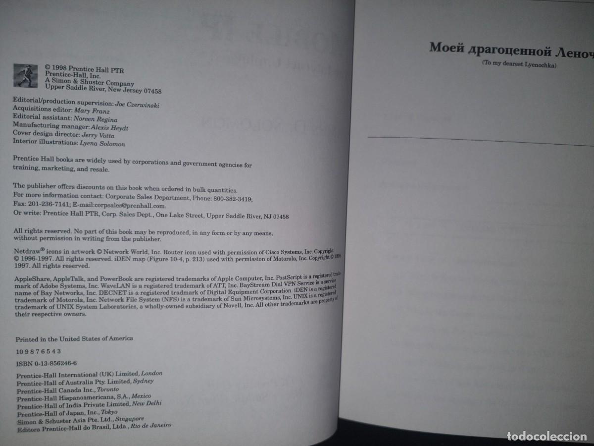 Libros de segunda mano: 34- MOBILE IP. THE INTERNET UNPLUGGED - JAMES D. SOLOMON - 1997 - Foto 5
